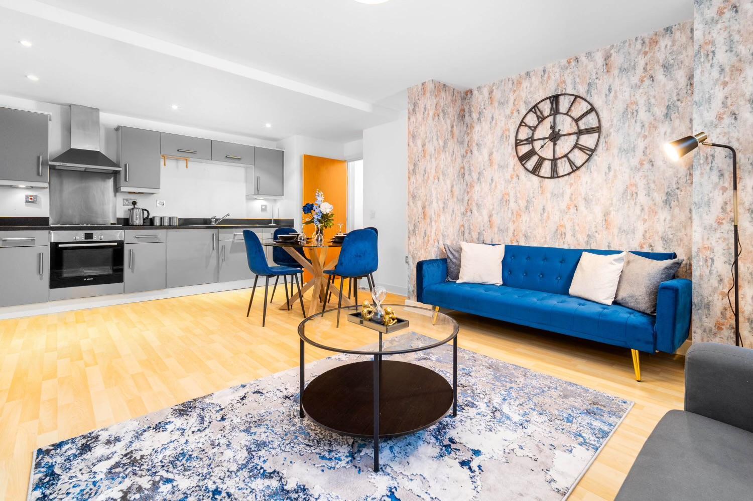 Luxury Sea Blue-Birmingham Central Apartment Exterior foto